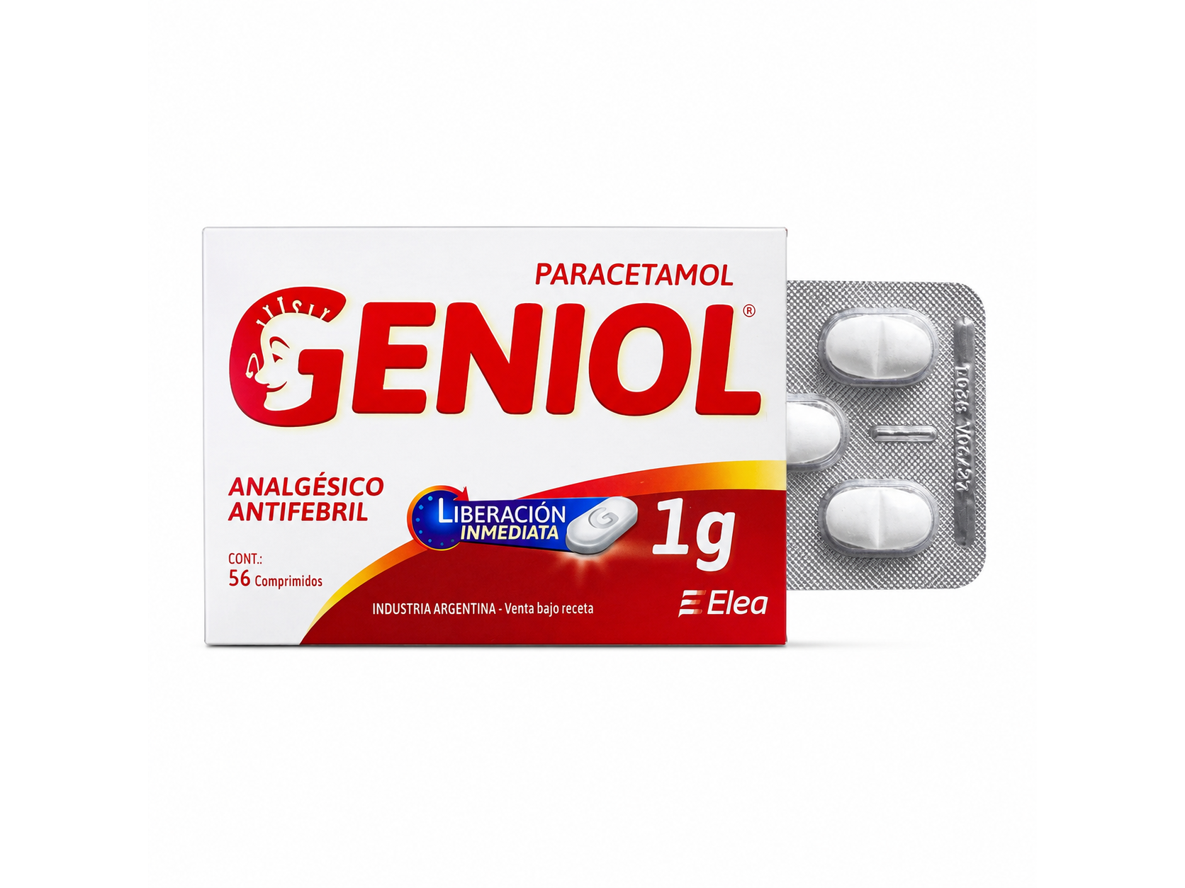 Geniol Paracetamol 1g - x8 cap.