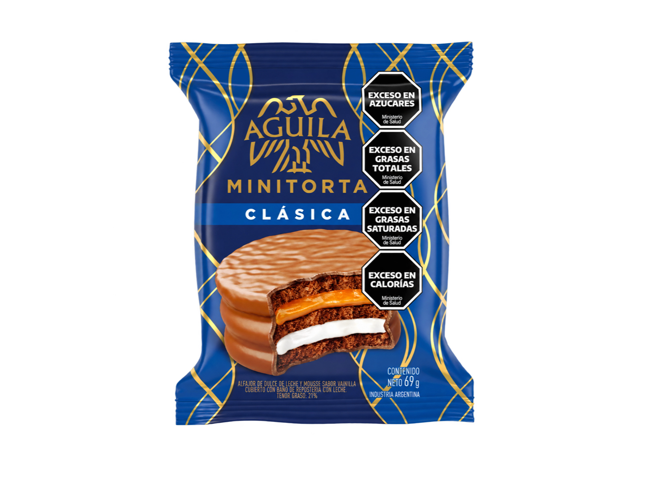 Alfajor Aguila Minitorta Clásica Triple