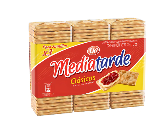 Galleta MEDIA-TARDE salada x3u