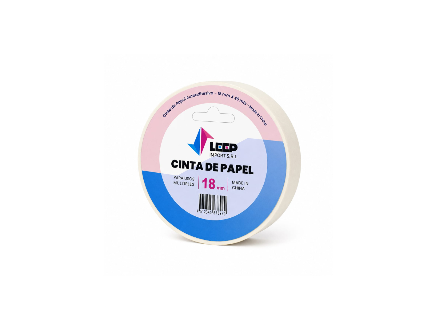 Cinta de Papel LEEP 18mm x 50m