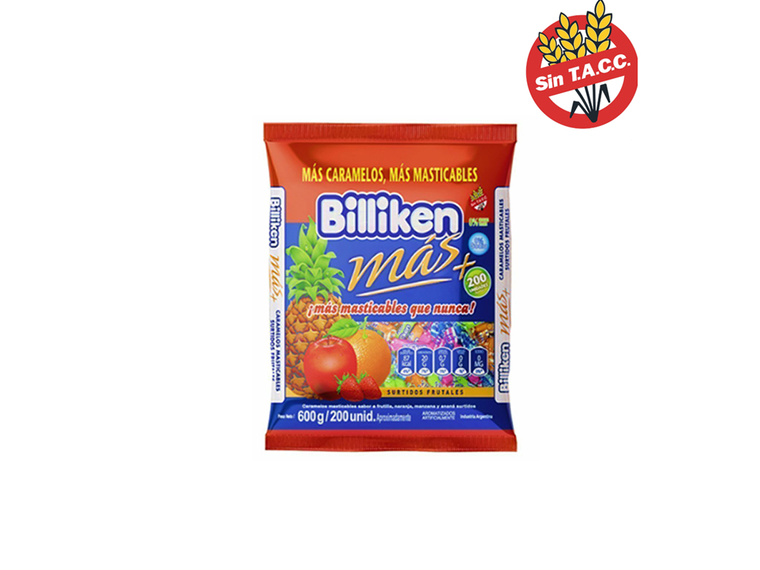 Caramelo Billiken Frutal 600gr