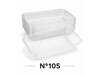 Bandeja Plastica N°105