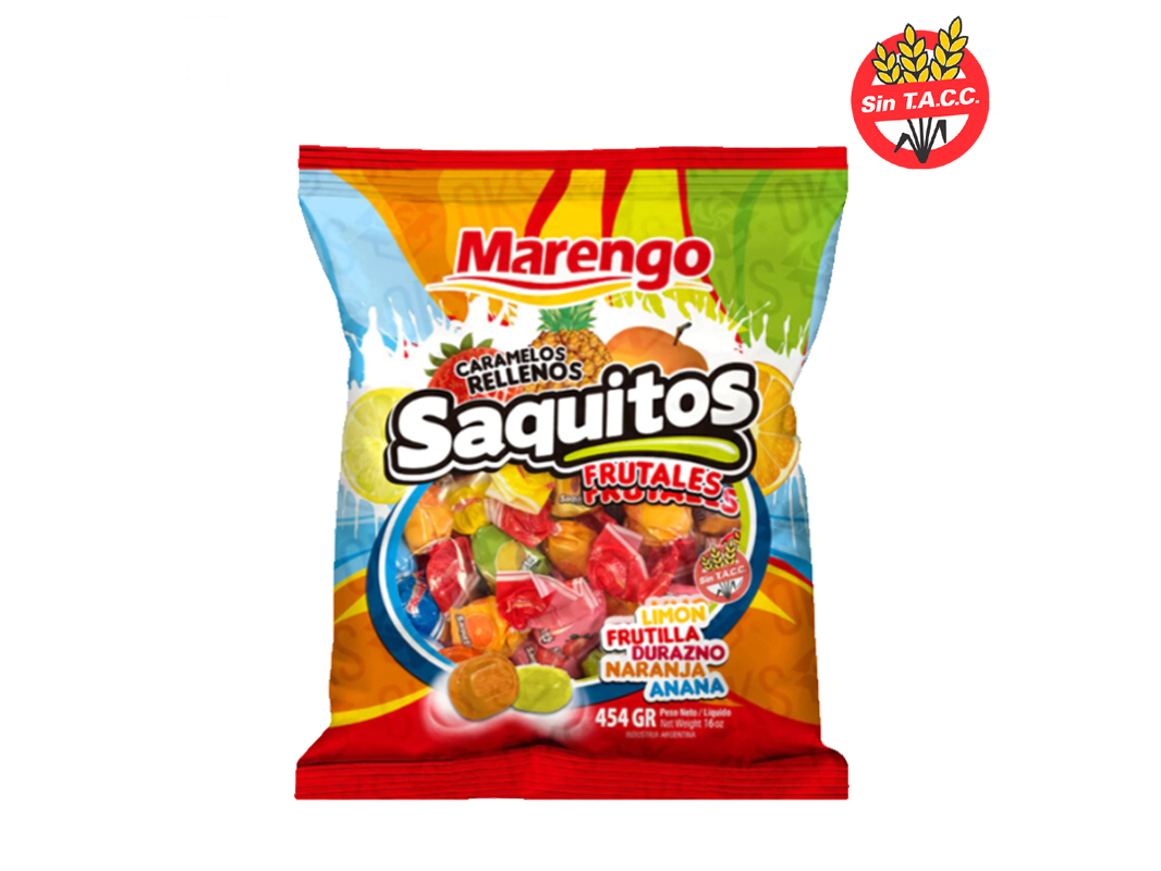 Caramelo saquitos Frutales 454gr