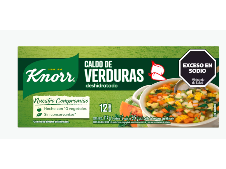 Caldo De Verduras KNORR 12un.