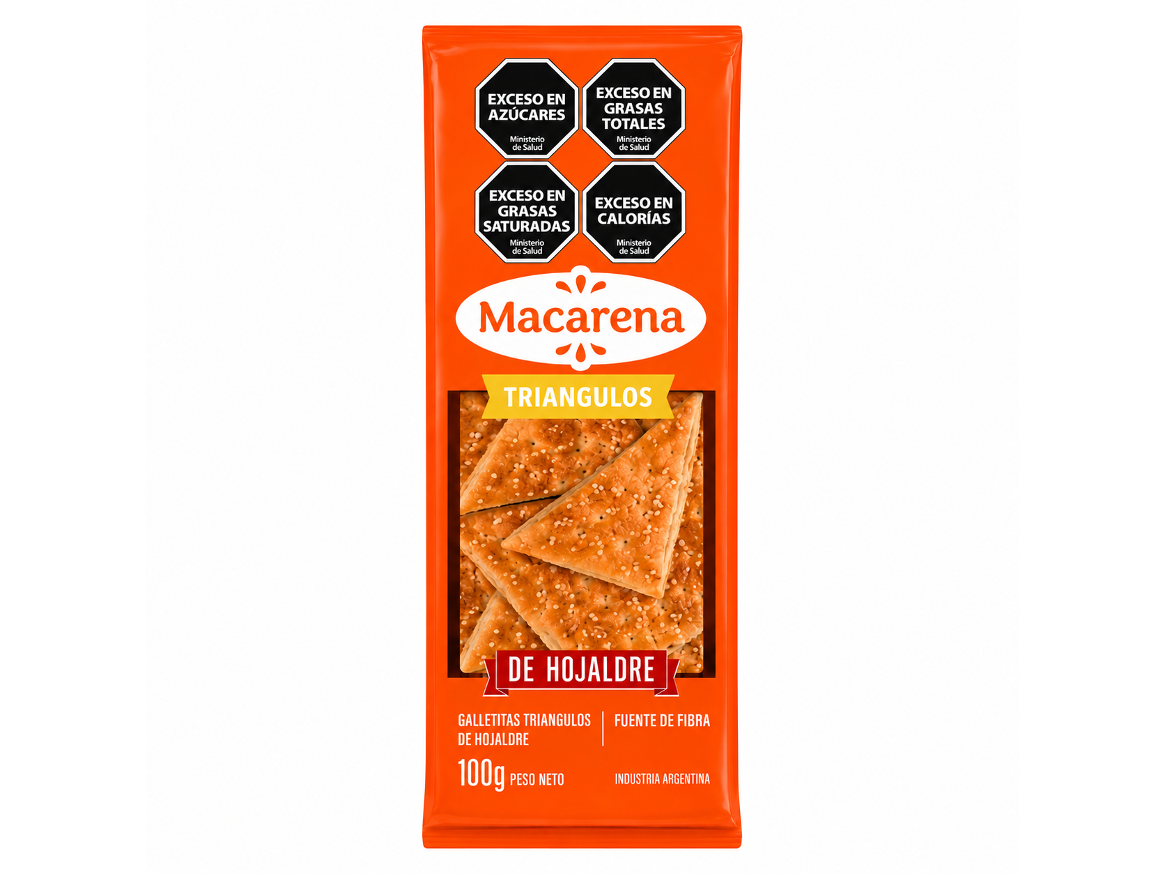 Triangulos de hojaldre Macarena x100gr