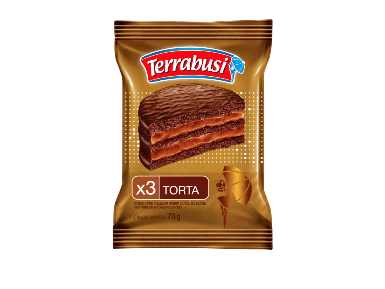 Alfajor Terrabusi Negro Triple