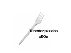 Tenedor plastico x50u