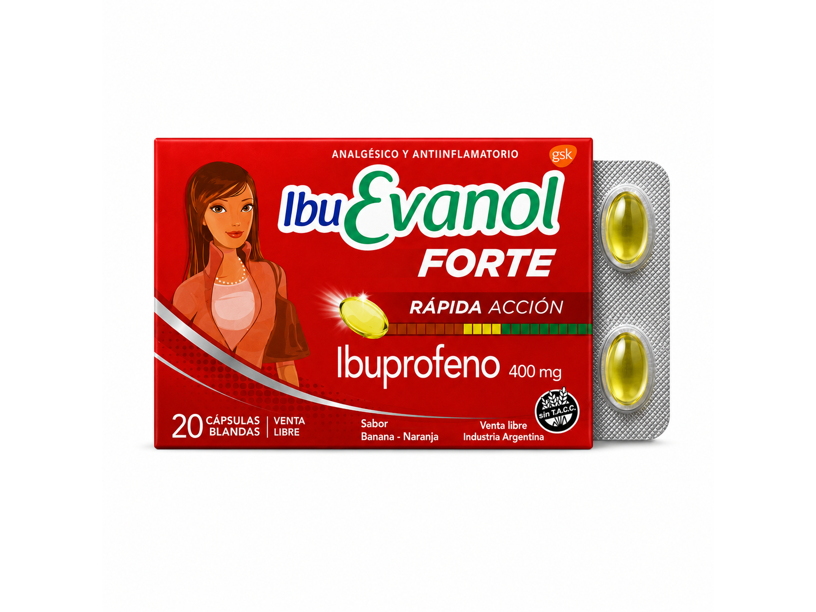 Ibuevanol Forte - x10 cap.