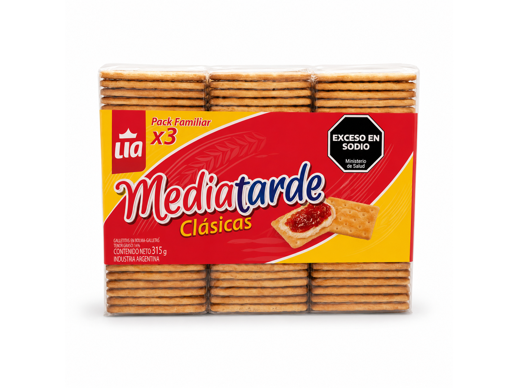 Galleta MEDIA-TARDE salada x3u