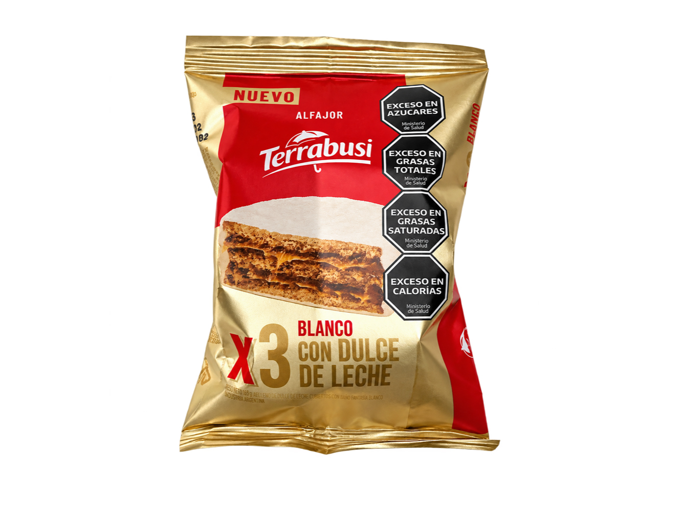 Alfajor Terrabusi blanco Triple