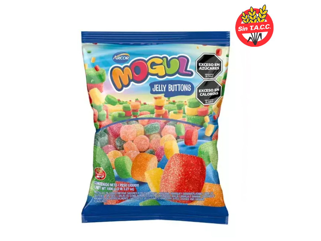 Gomitas Mogul Jelly Buttons 1kg