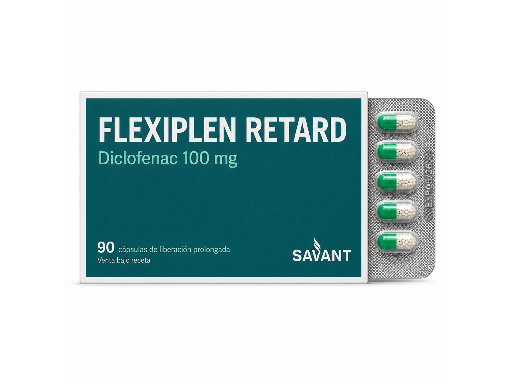 Diclofenac 100mg - x15 cap.