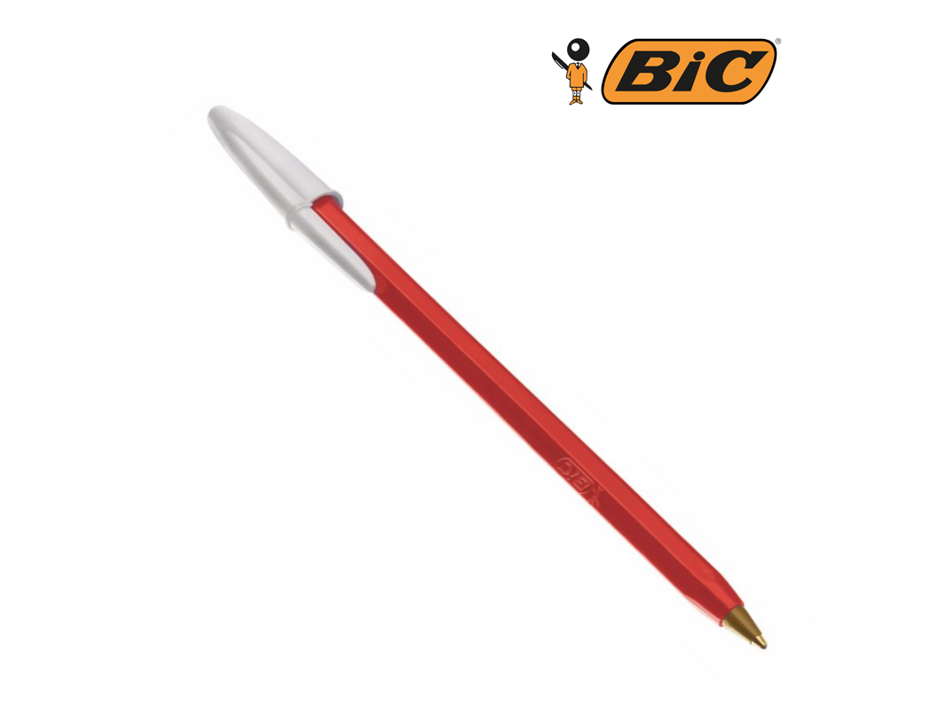 Lapicera ROJA BIC - Trazo Grueso