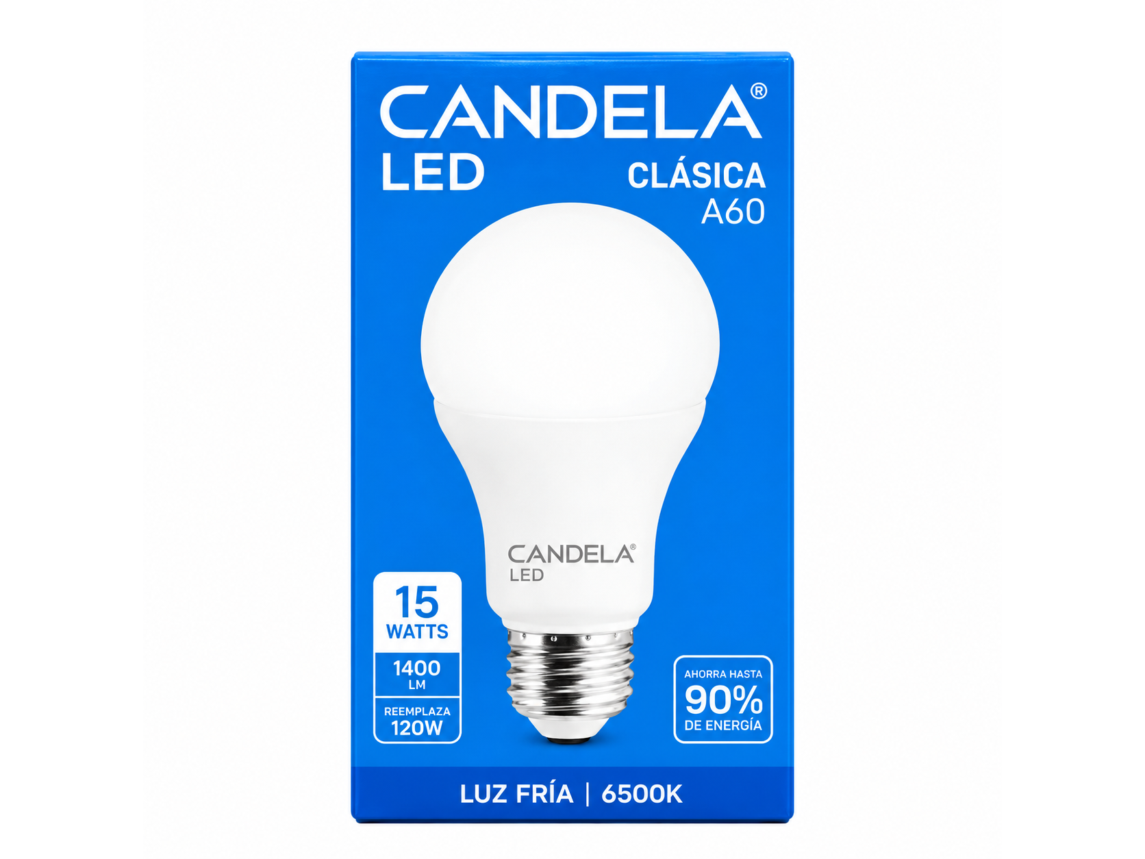 Foco Led Candela 15w - Luz Fría