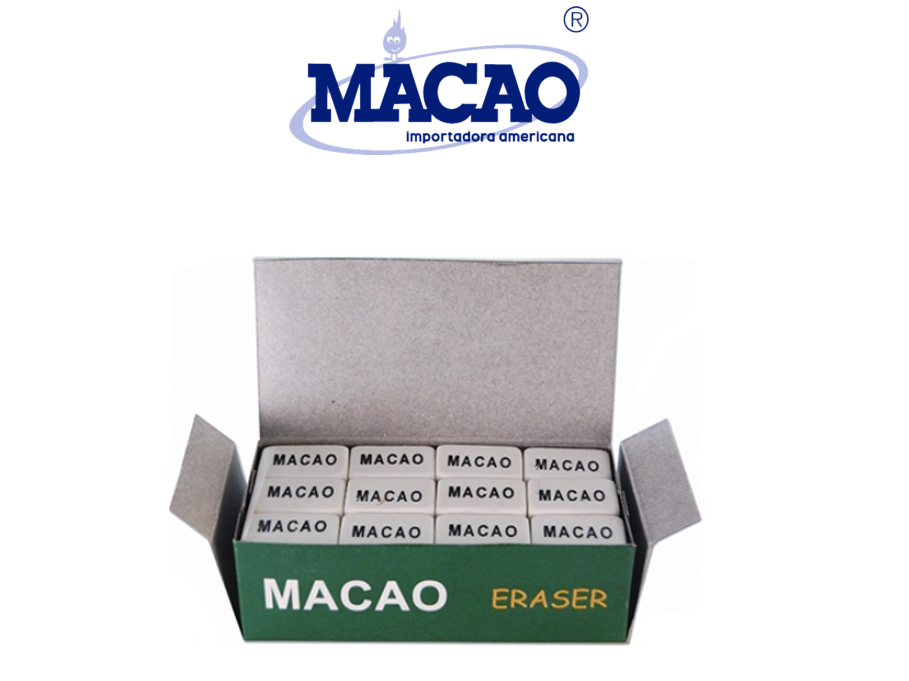 Borrador Lápiz Blanco MAKAO