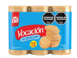 Galletitas Vocacion Acarameladas x3u