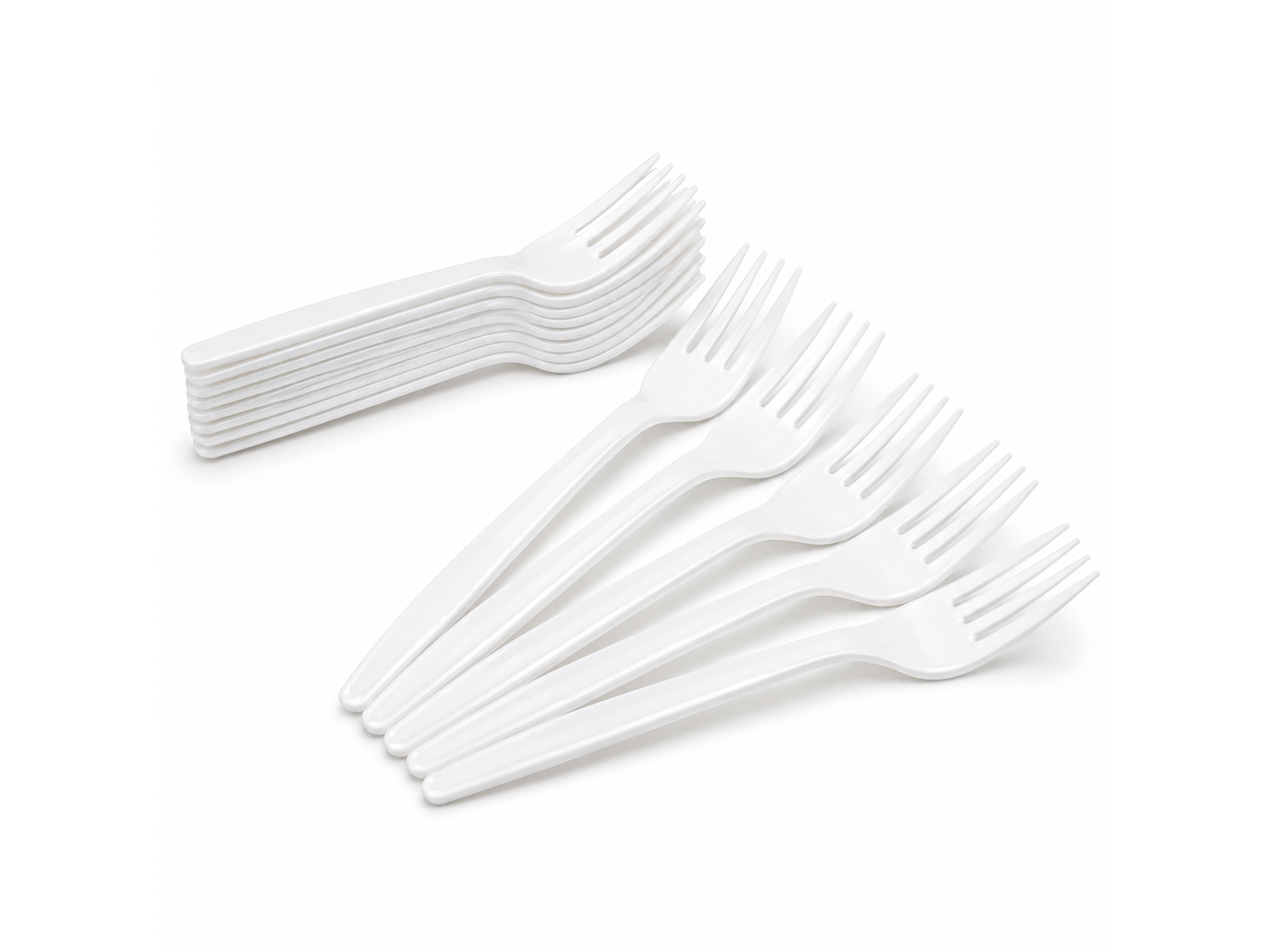 Tenedor plastico x50u