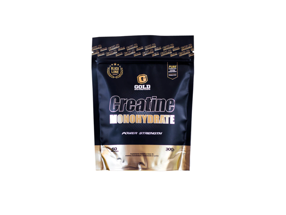 Creatina gold nutrition monohidrato 300g sin sabor