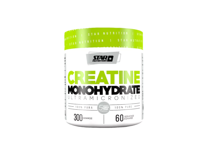Creatina star nutrition 300g monohidrato pote