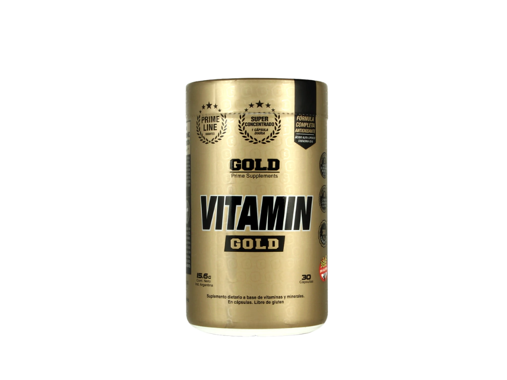 Vitamin x 30 Capsulas - Gold Nutrition