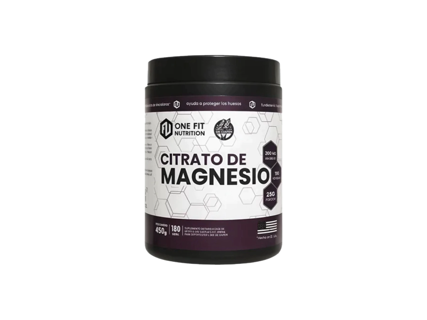 Citrato de Magnesio x 450g - One Fit Nutrition