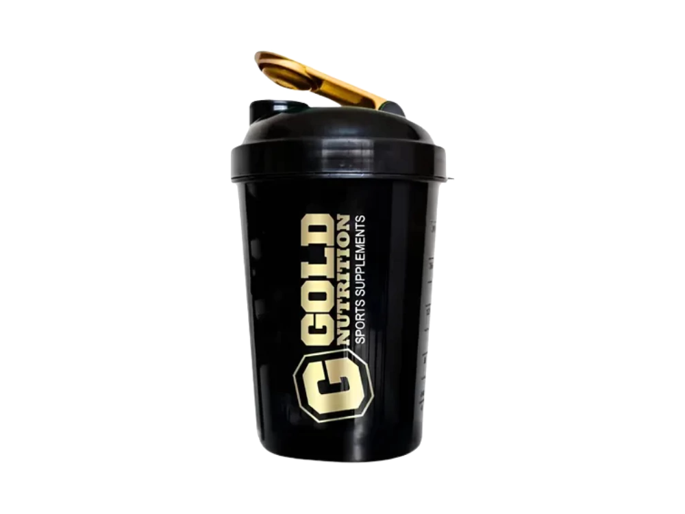 Shaker 500ml negro simple - Gold Nutrition