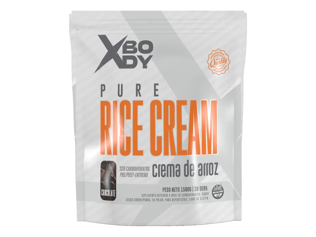 Pure Rice Cream Xbody X 1500grs Crema De Arroz Sin Gluten