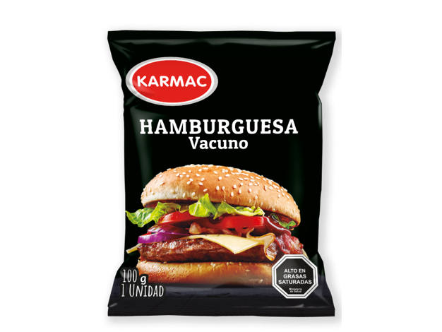 Hamburguesa de Vacuno 100 gr Karmac
