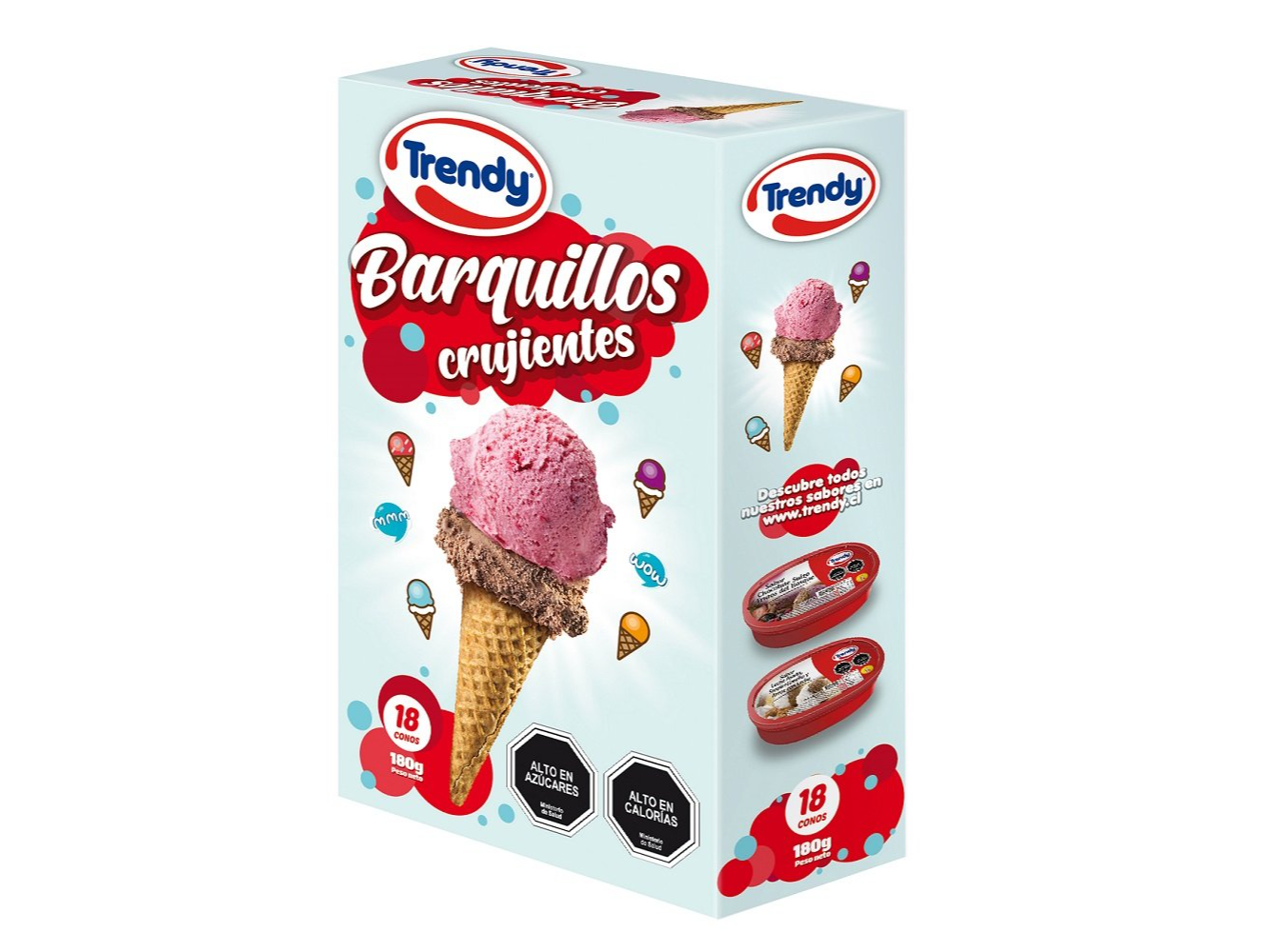 Barquillos 18 unds