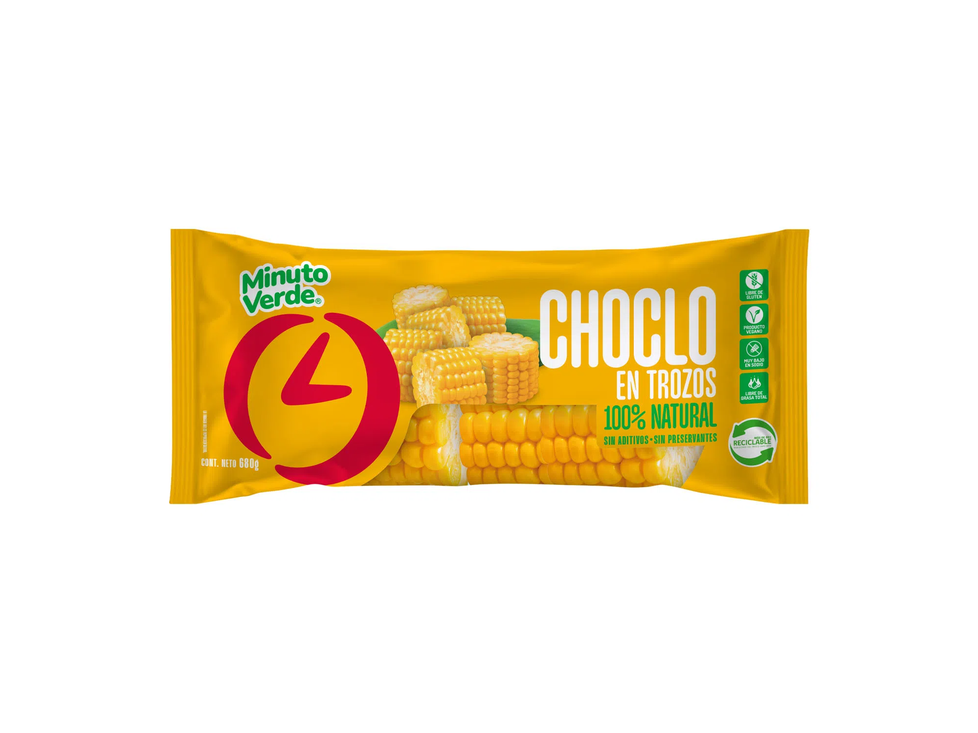 Choclo trozo 680 gr Minuto verde