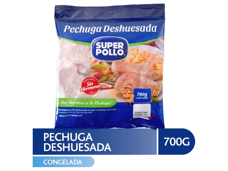 Pechuga deshuesada de pollo