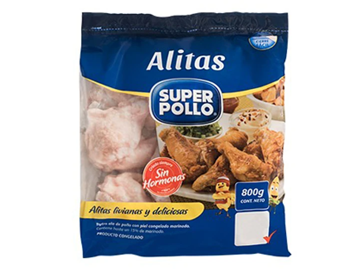 Alitas Super pollo 800 gr