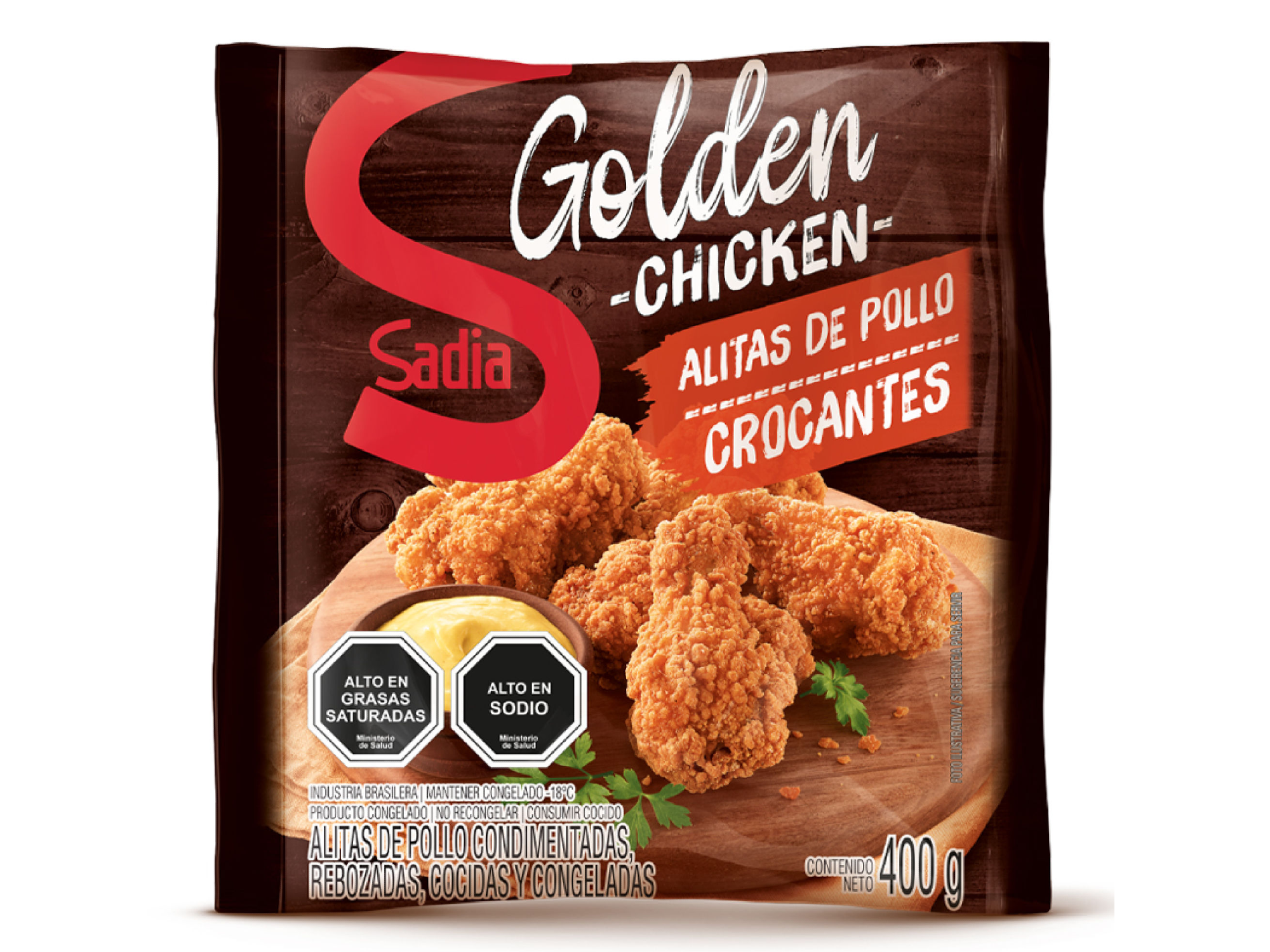 Alitas crocantes 400 grs