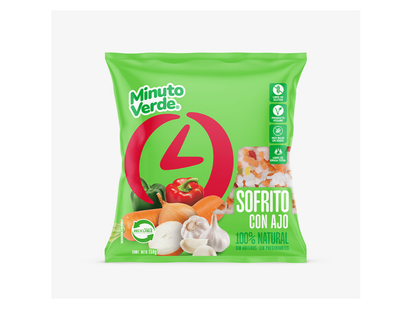 Sofrito con ajo 150 gr Minuto Verde