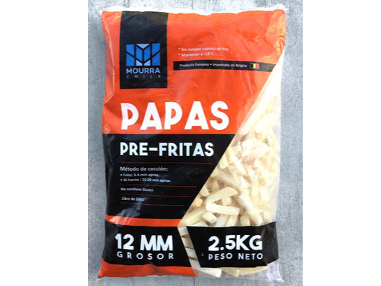 Papa prefrita 2,5 kg