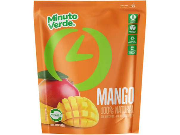 Mango en Trozos 500 gr Minuto verde