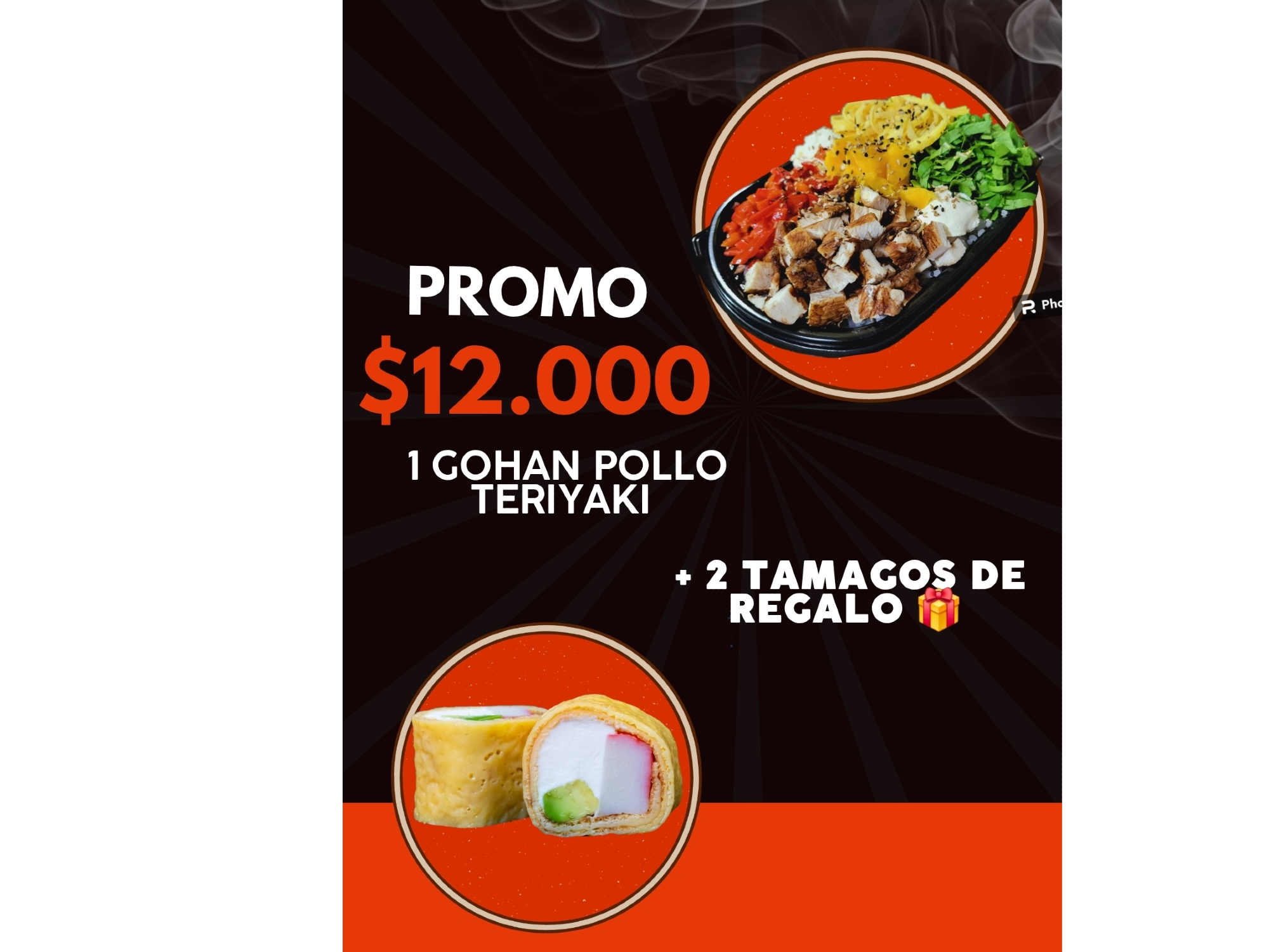 PROMO  GOHAN POLLO TERIYAKI