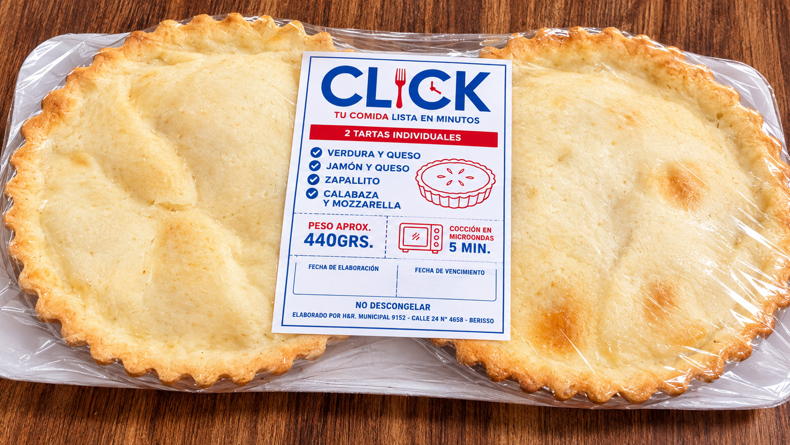 Pack 2 TARTAS 440g