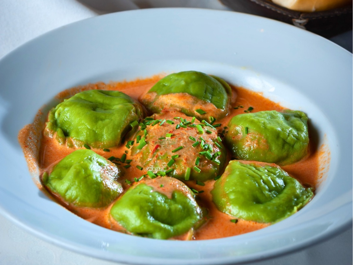 Sorrentinos  de calabaza y muzarrella