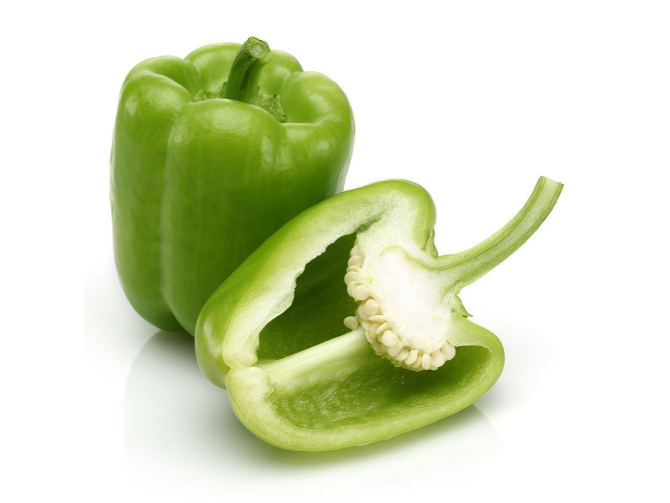 Pimiento Verde en cubos