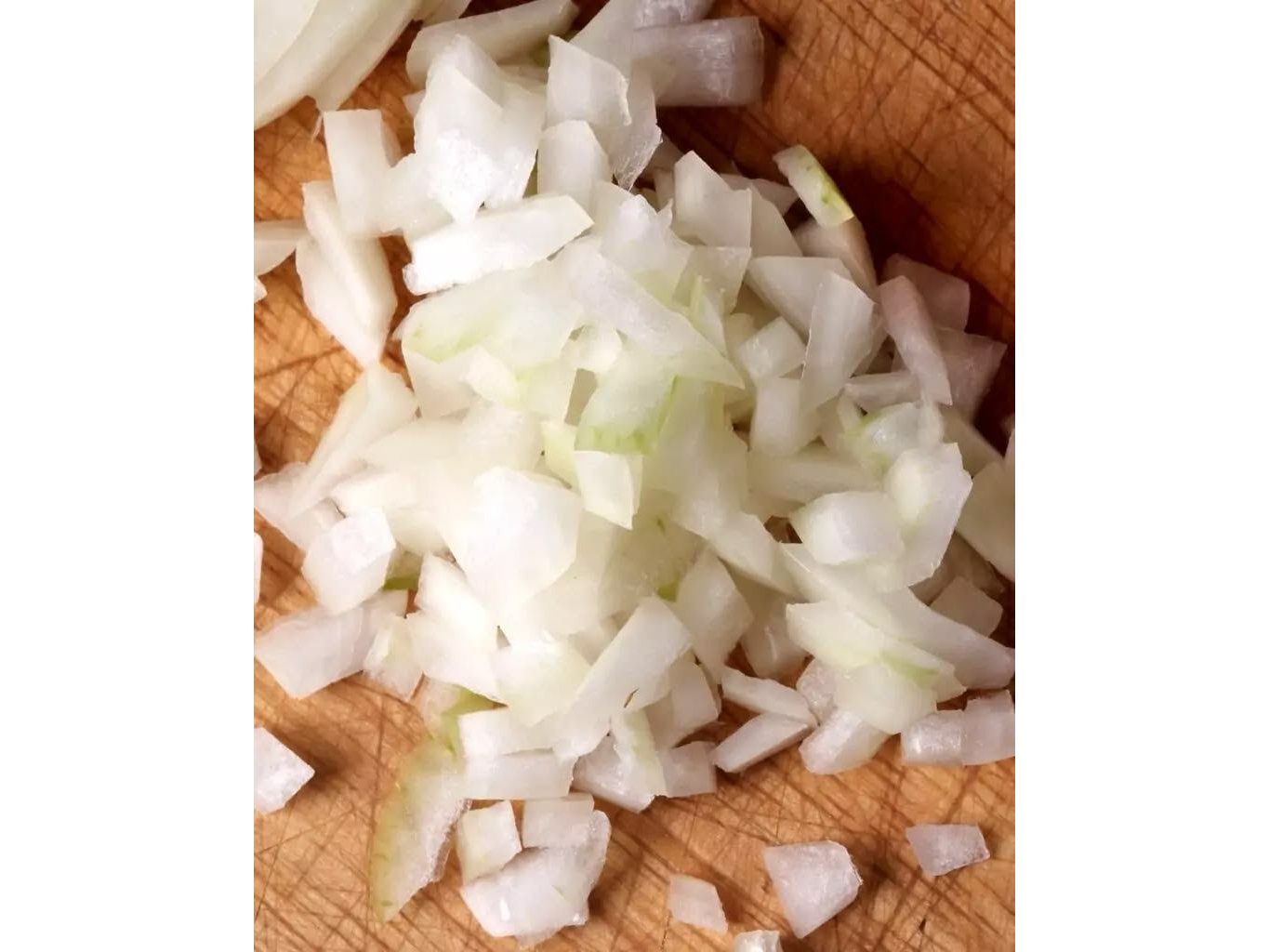 Cebolla Blanca en cubos