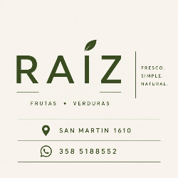 Logo RAÍZ frutas&verduras