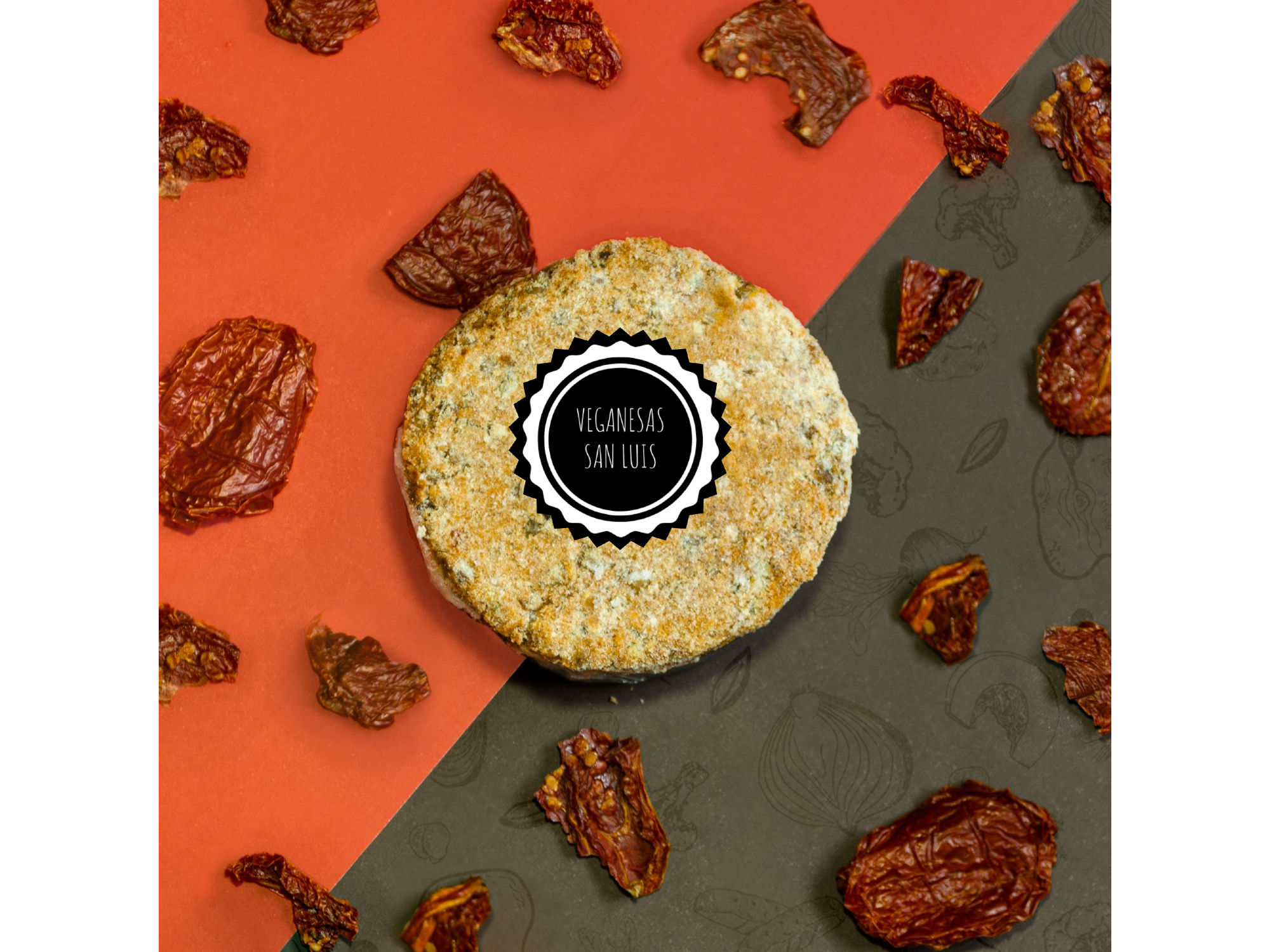 Veganesas PARILLERAS (Lentejas y tomate deshidratado) – Pack x 5 unidades (500 g) (Copia)