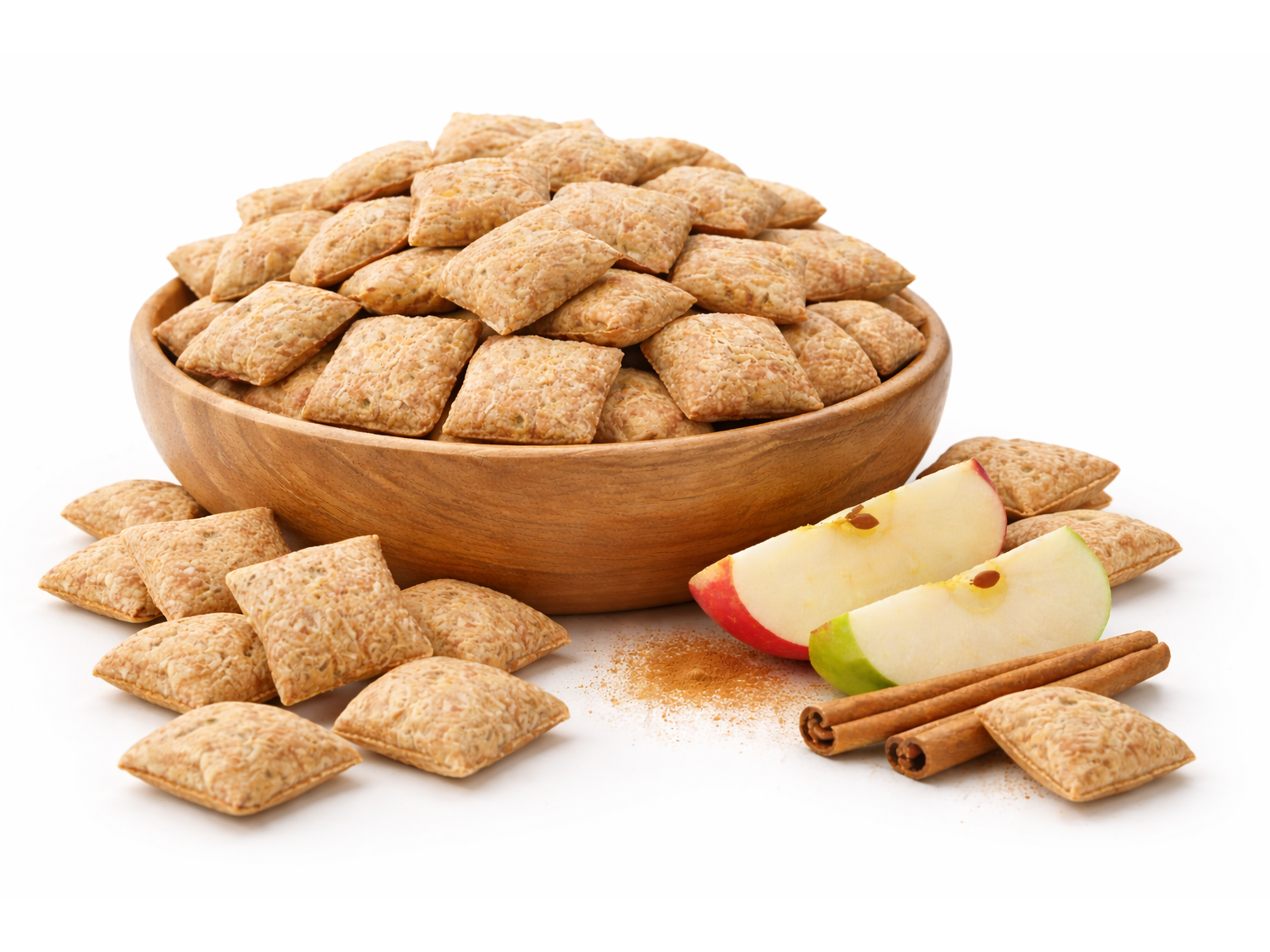 Almohaditas rellenas de canela y manzana x 100gr