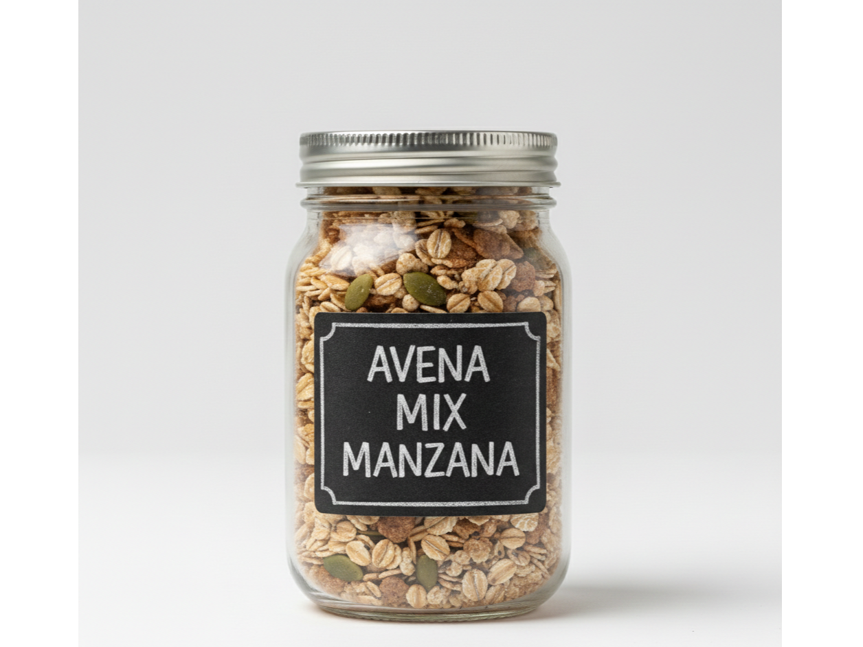 AVENA MIX MANZANA x 1kg