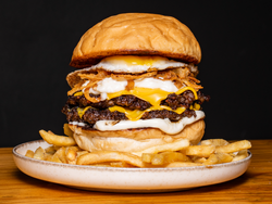 Crispy Onion DOBLE + Papas