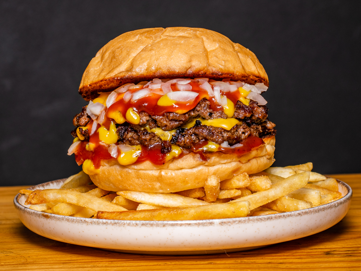 cuarto de libra DOBLE + Papas