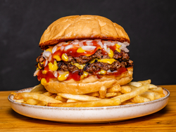 Cuarto de libra + Papas