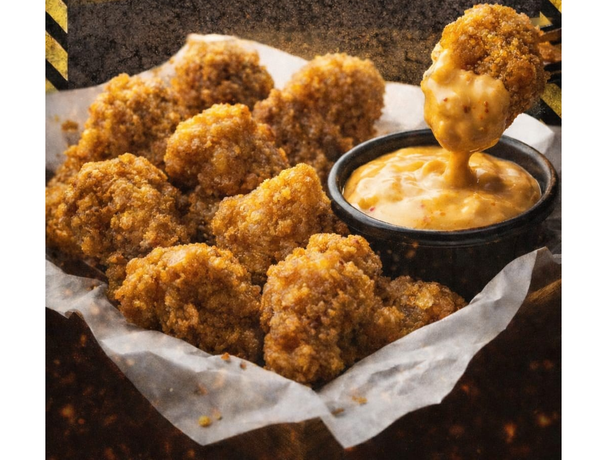 SNACK DE POLLO CON SALSA