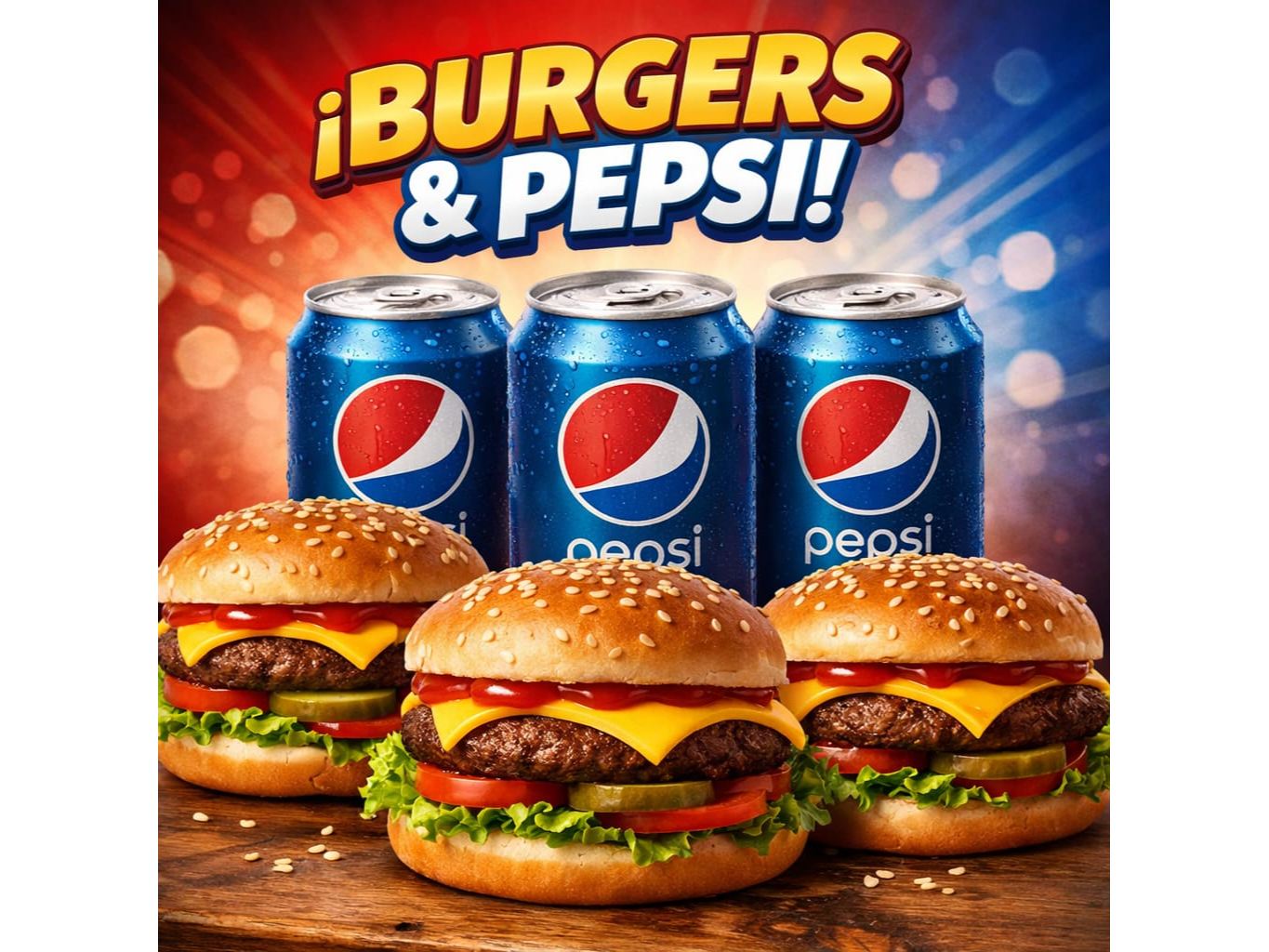 COMBOS 3 BURGER SIMPLE + 3 LATAS DE GASEOSAS DE 500CC